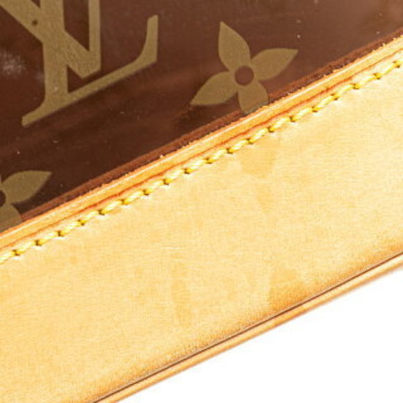 Louis Vuitton Hippo Ambre PM Handbag Brown Beige Vinyl - Picture 7 of 10
